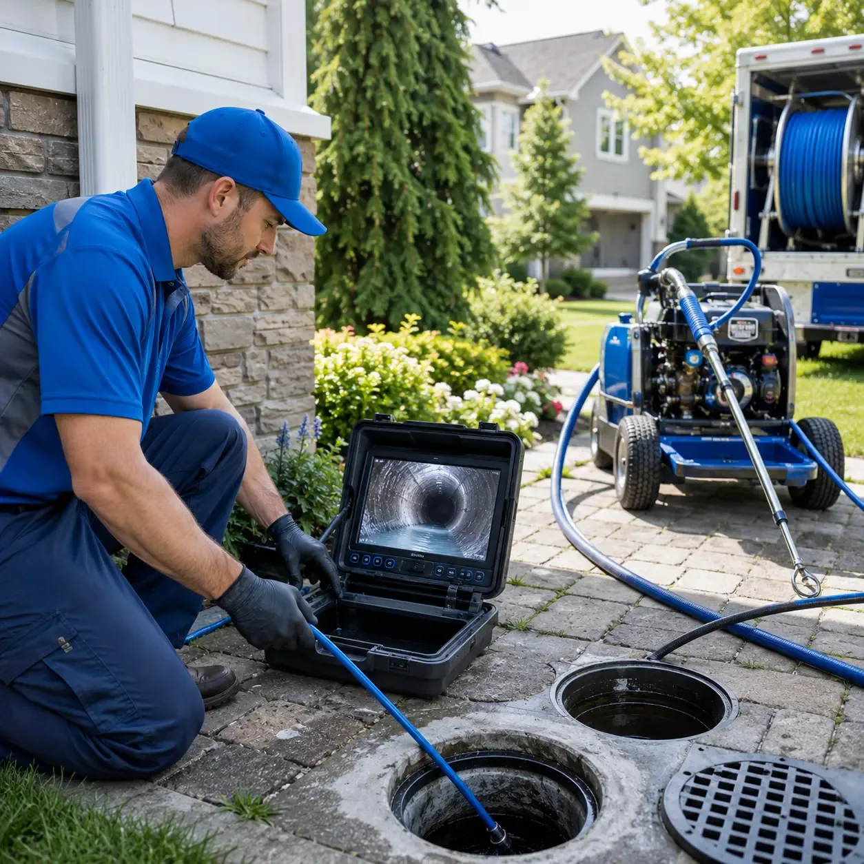 Outdoor drain cleaning professionals serving Barclay, MD